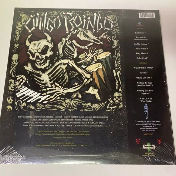 Oingo Boingo Skeletons In The Closet LP ~ Exclusive Color ~ Ltd 500 ~New/Sealed! - Picture 4 of 4